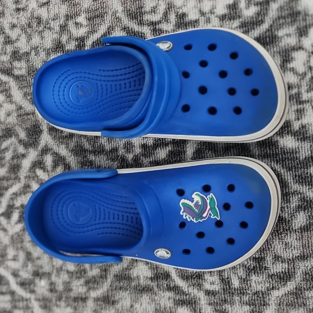 Blue crocs size J4